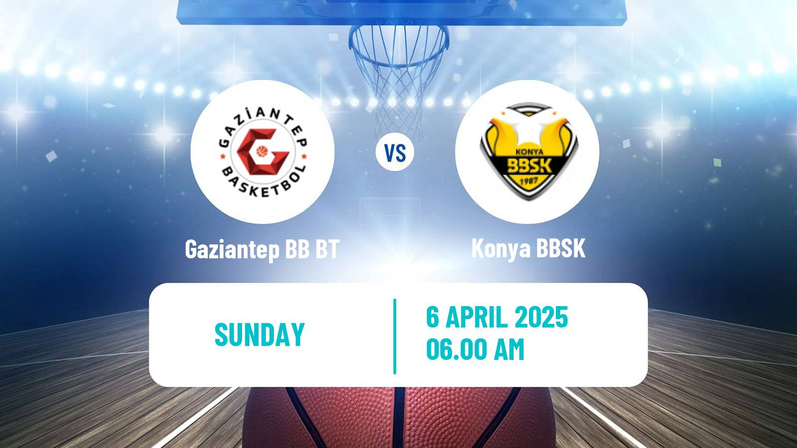 Basketball Turkish TBL Gaziantep BB BT - Konya BBSK