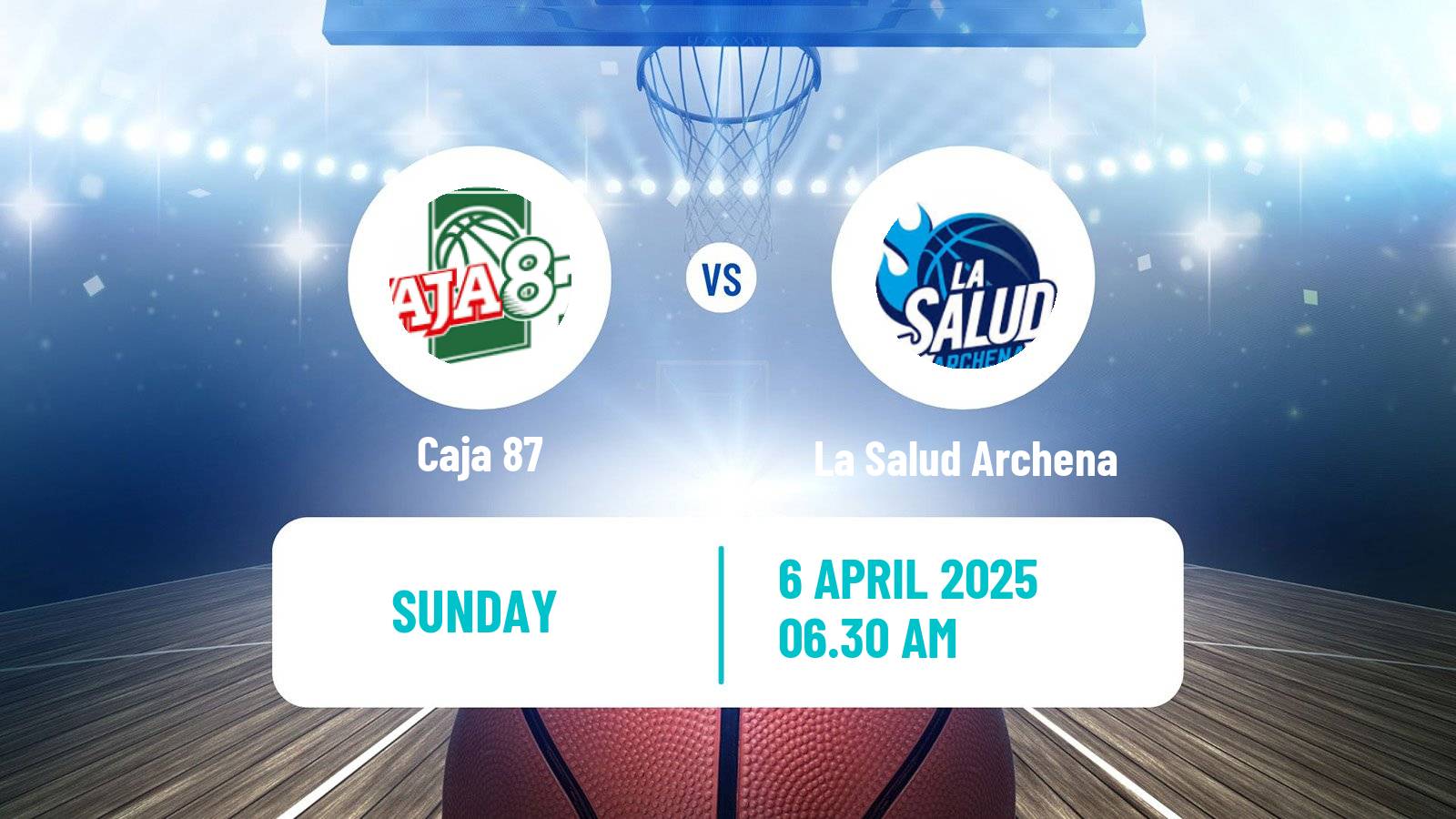 Basketball Spanish LEB Plata Caja 87 - La Salud Archena