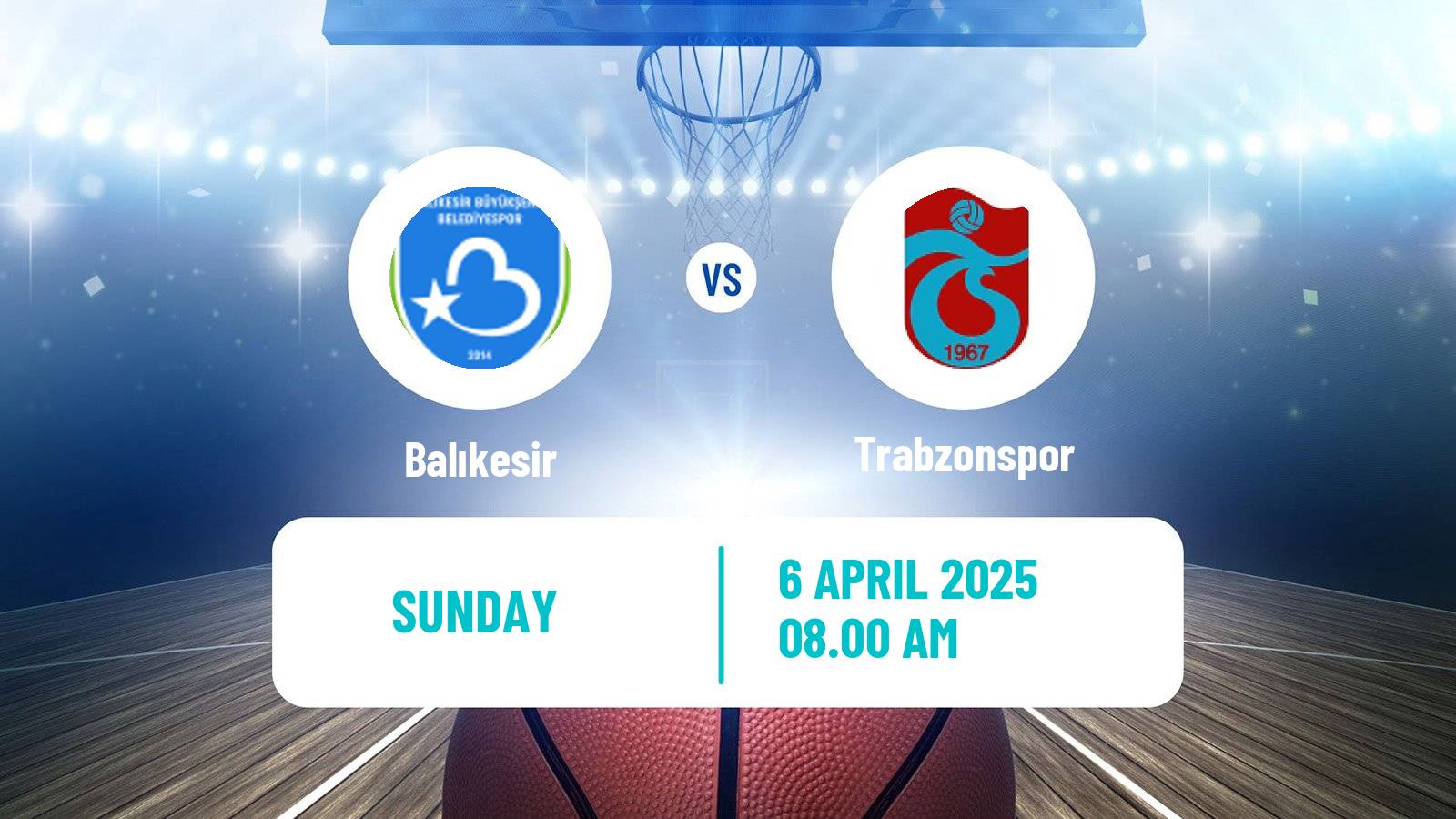 Basketball Turkish TBL Balıkesir - Trabzonspor