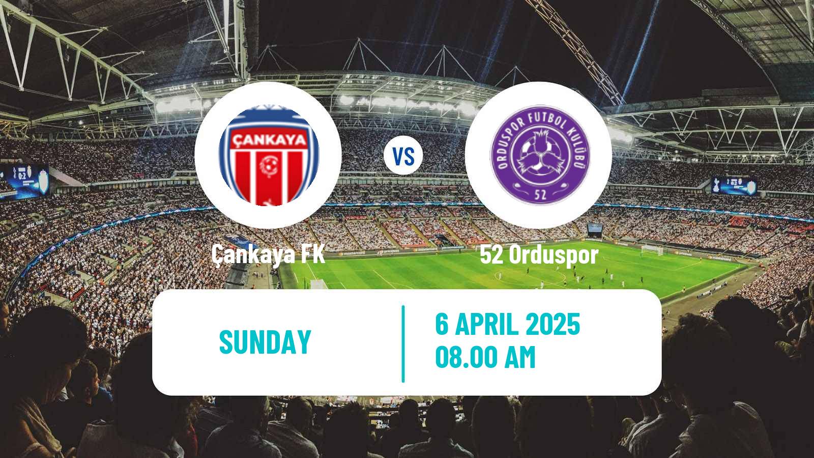 Soccer Turkish 3 Lig Group 3 Çankaya - 52 Orduspor