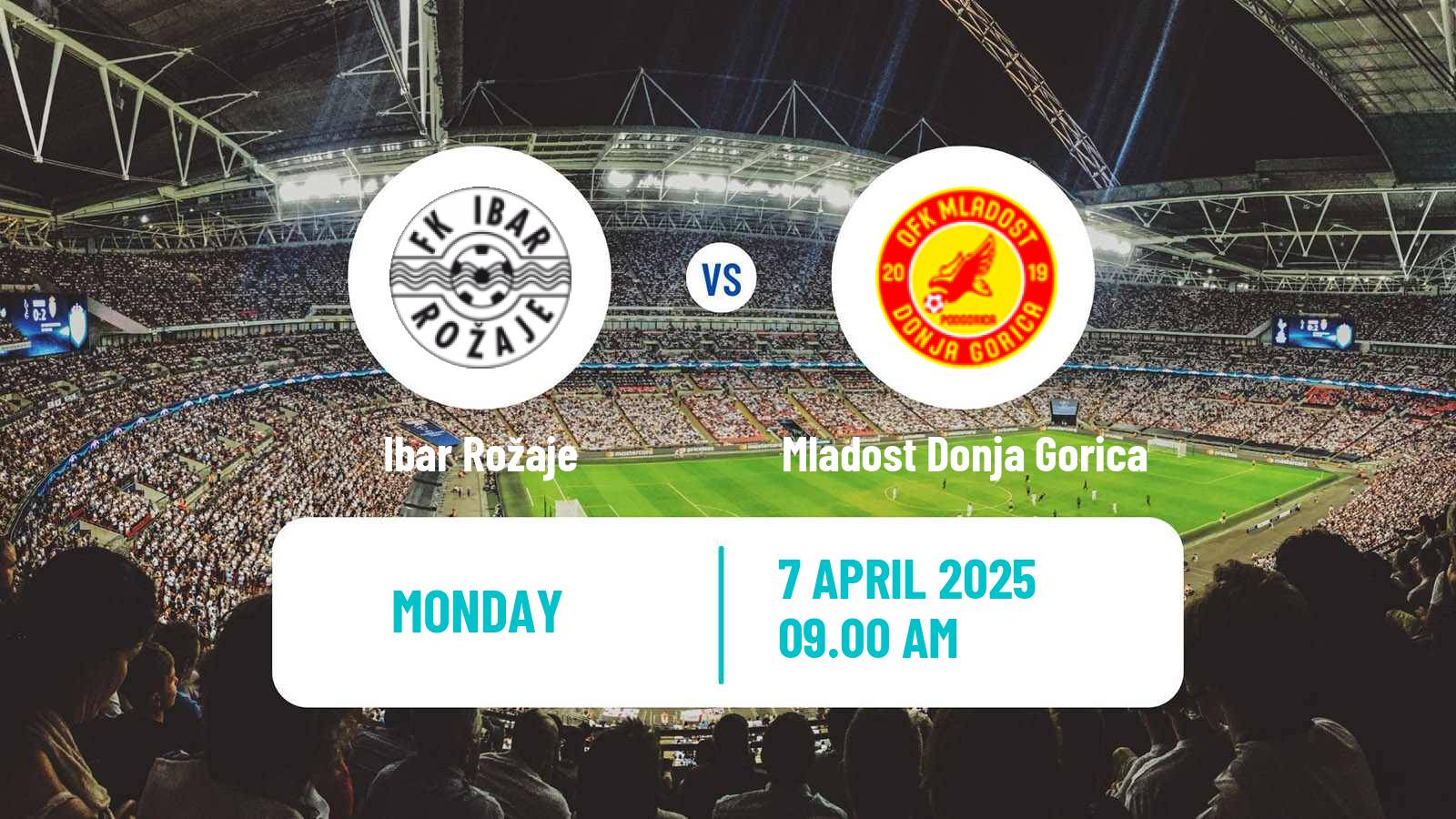 Football Montenegrin Druga Liga Ibar Rožaje - Mladost Donja Gorica