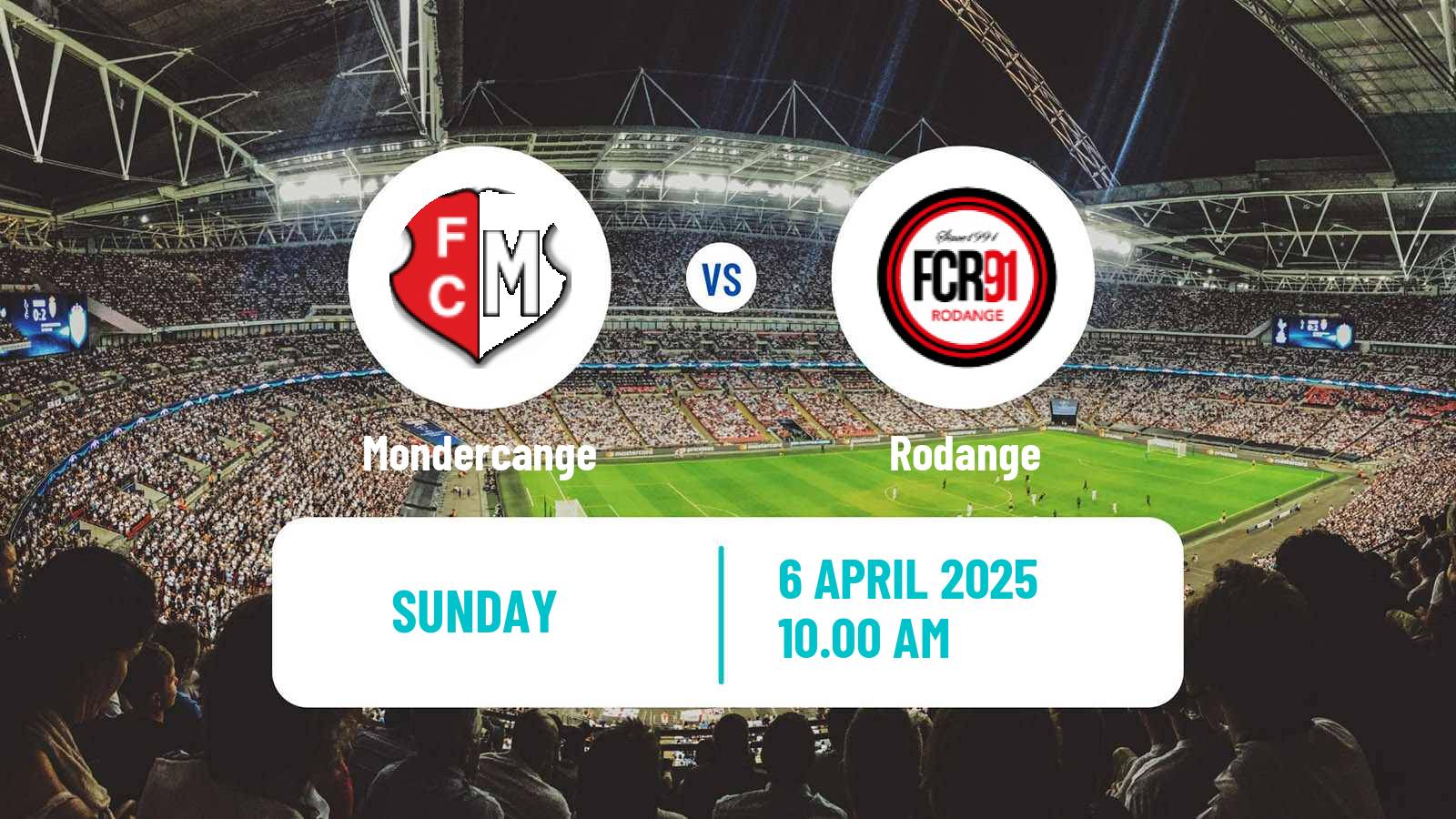 Soccer Luxembourg National Division Mondercange - Rodange