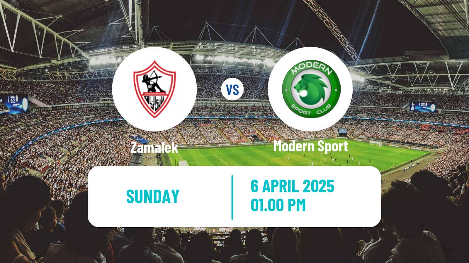 Soccer Egyptian League Cup Zamalek - Modern Sport