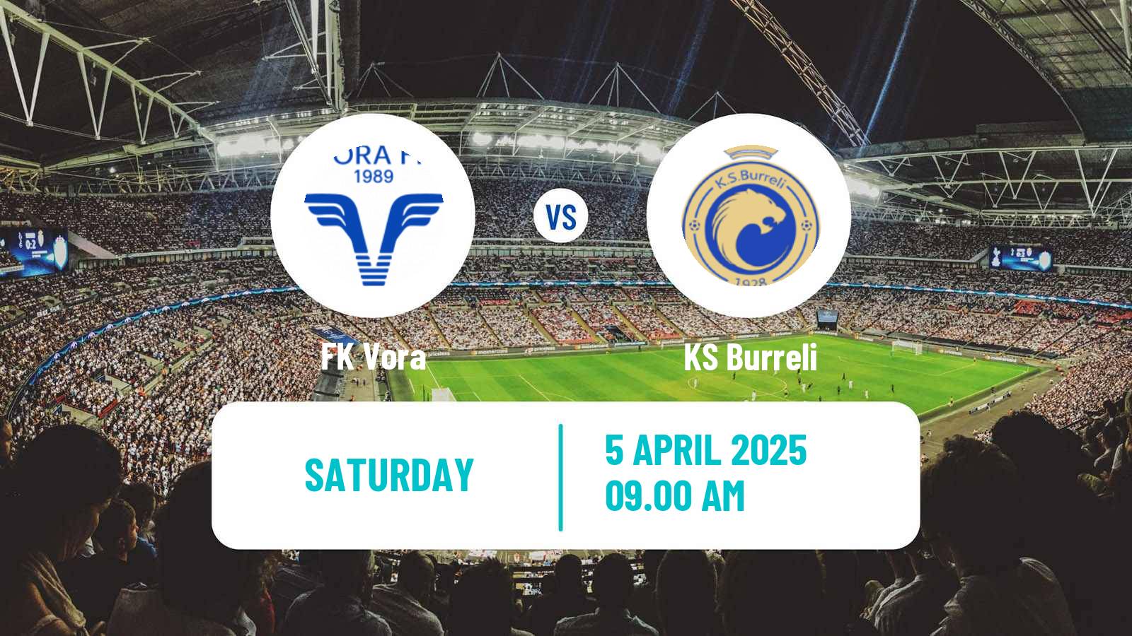 Soccer Albanian First Division Vora - Burreli