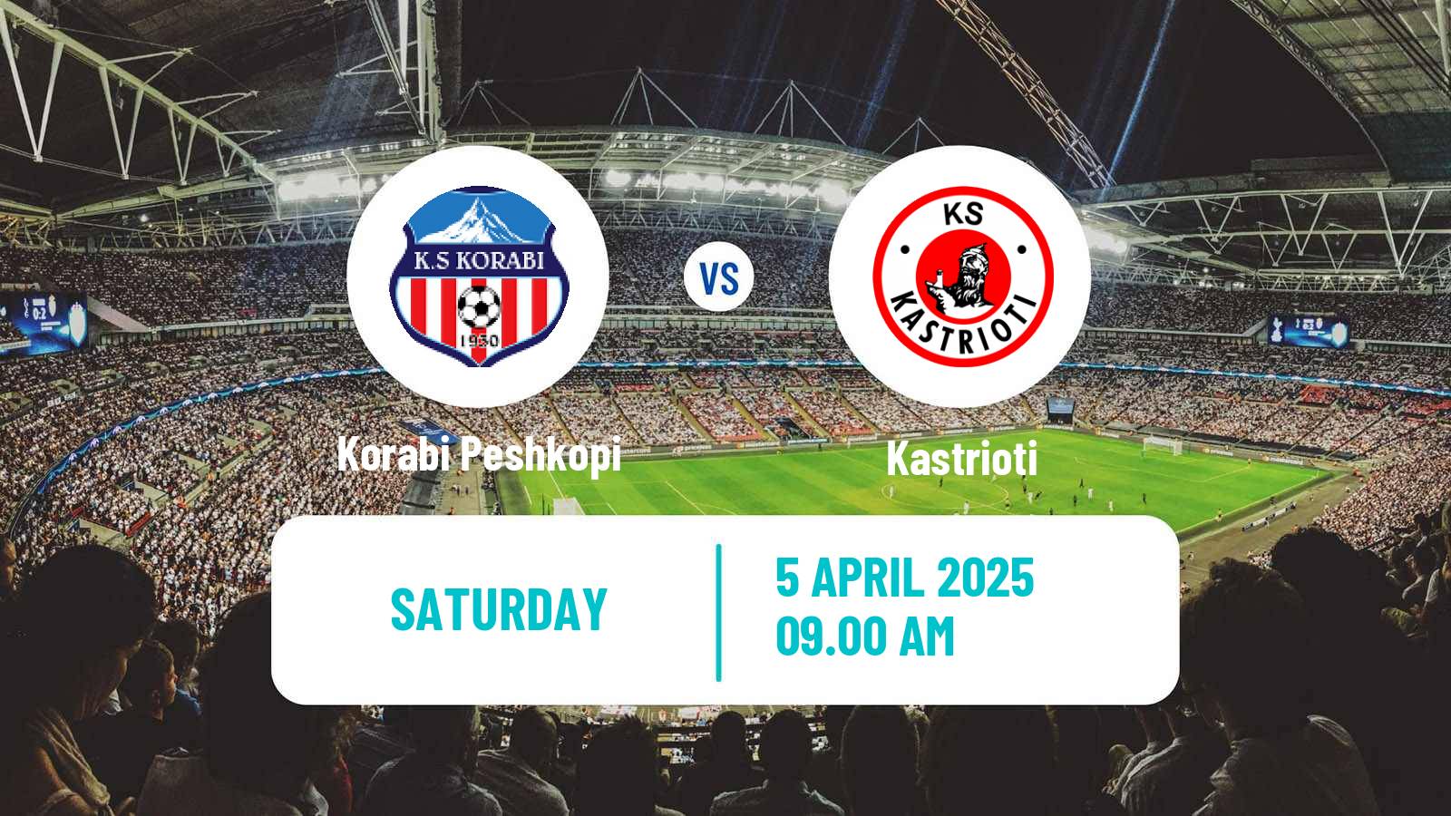 Soccer Albanian First Division Korabi Peshkopi - Kastrioti