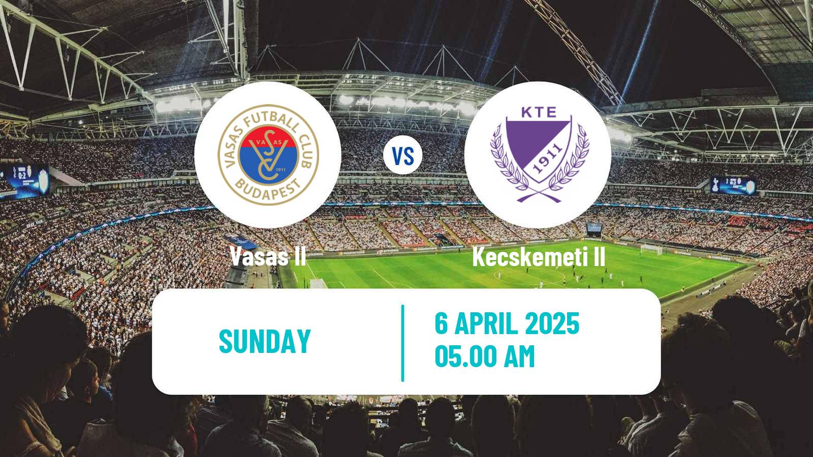 Soccer Hungarian NB III Southeast Vasas II - Kecskemeti II