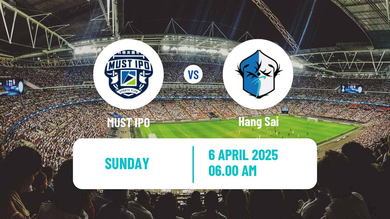 Soccer Macao Elite League MUST IPO - Hang Sai