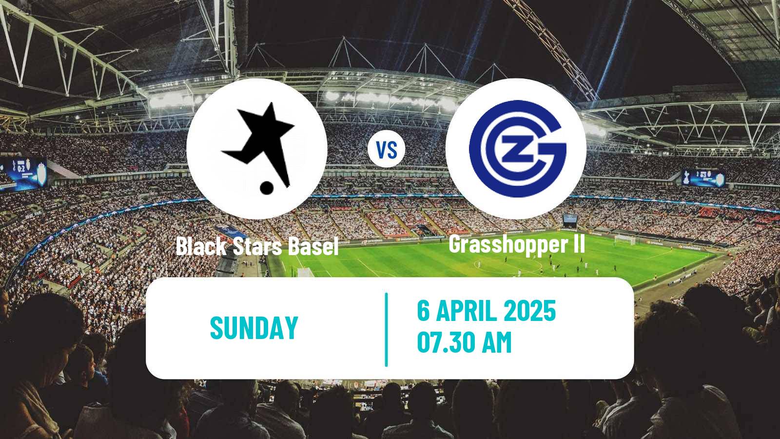 Football Swiss 1 Liga Classic Group 2 Black Stars Basel - Grasshopper II