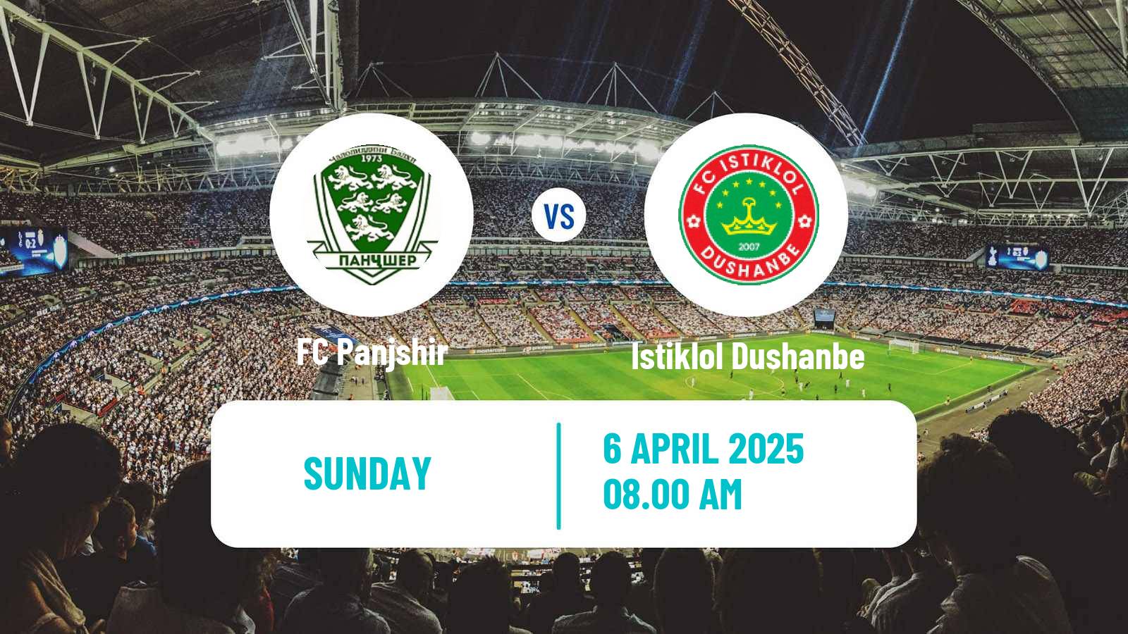Soccer Tajik League Panjshir - Istiklol Dushanbe