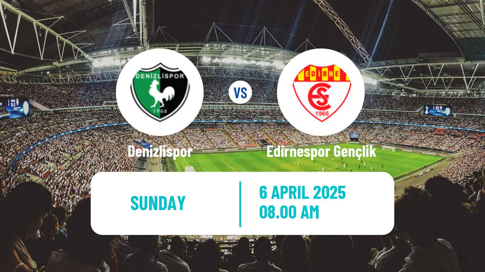 Soccer Turkish 3 Lig Group 4 Denizlispor - Edirnespor Gençlik