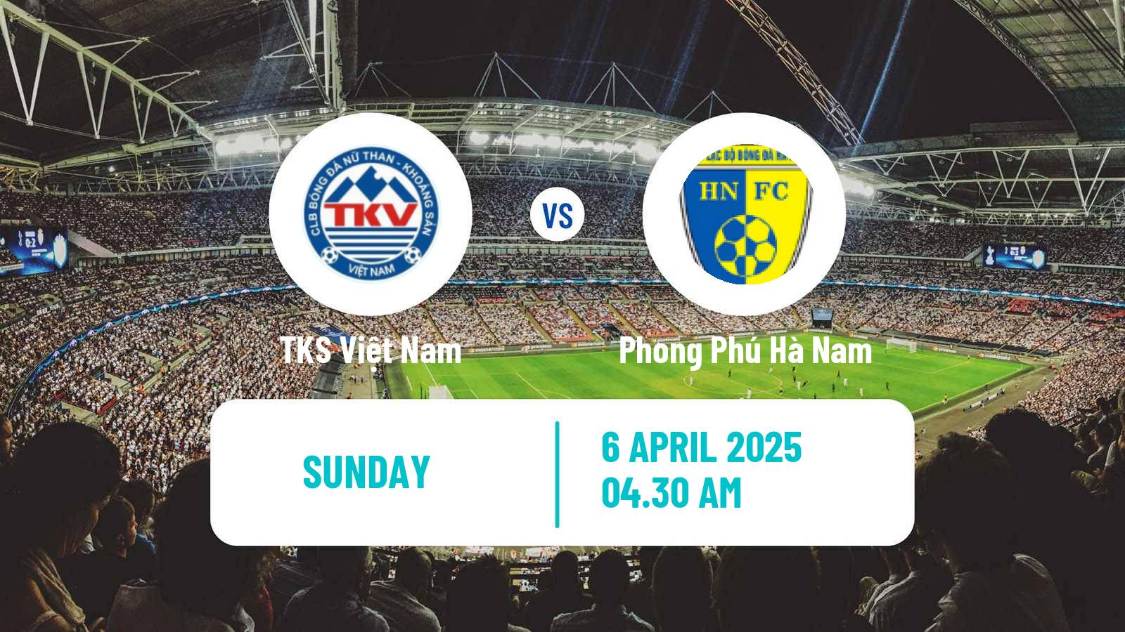 Soccer Vietnamese Cup Women TKS Việt Nam - Phong Phú Hà Nam