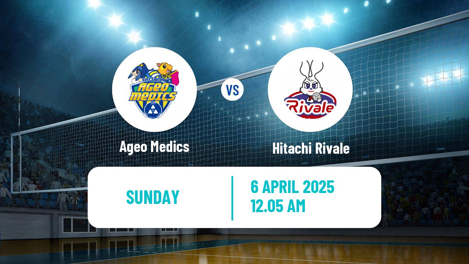 Volleyball Japan V Premier League Women Ageo Medics - Hitachi Rivale