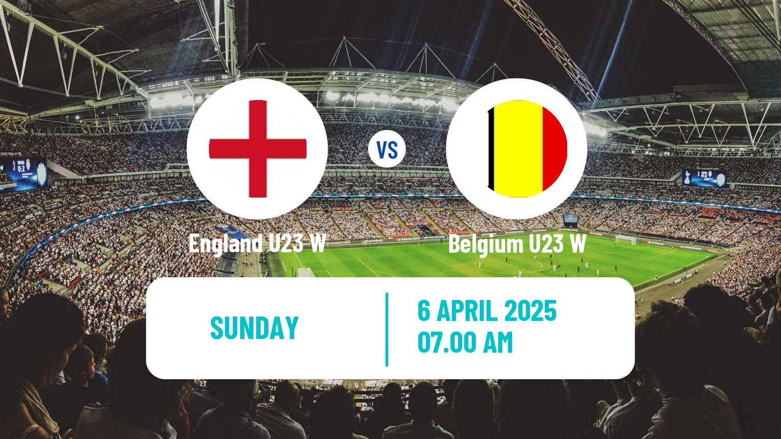Soccer Friendly International Women England U23 W - Belgium U23 W