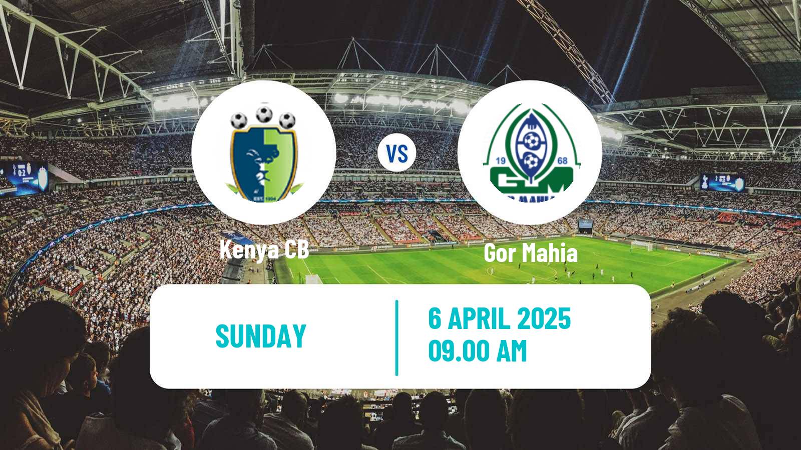 Soccer Kenyan Premier League Kenya CB - Gor Mahia