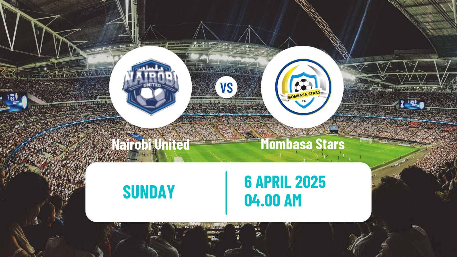 Soccer Kenyan Super League Nairobi United - Mombasa Stars