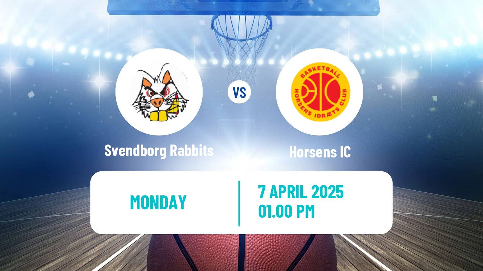 Basketball Danish Basketligaen Svendborg Rabbits - Horsens