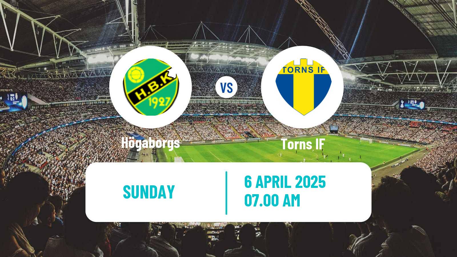 Soccer Swedish Division 2 - Södra Götaland Högaborgs - Torn