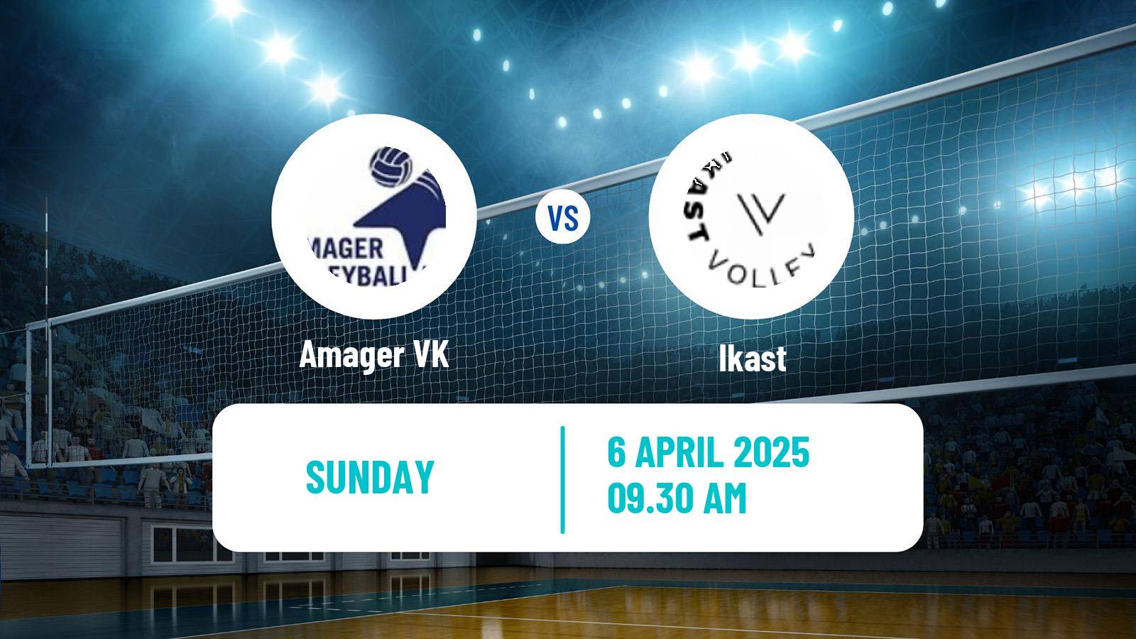 Volleyball Danish Volleyligaen Amager - Ikast