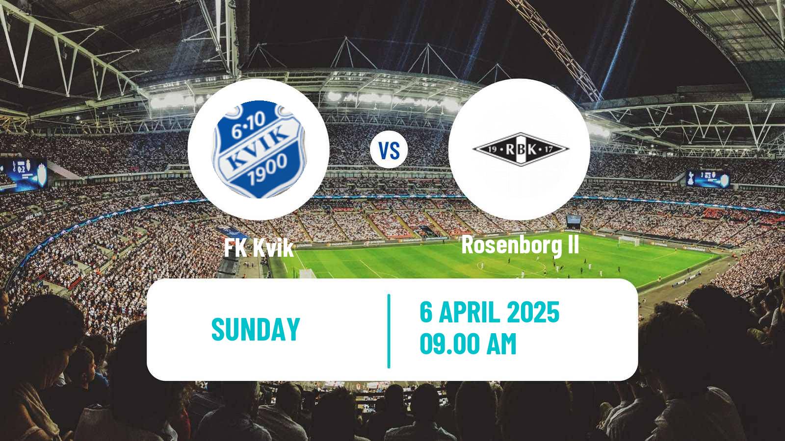 Soccer Norwegian Division 3 - Group 2 Kvik - Rosenborg II