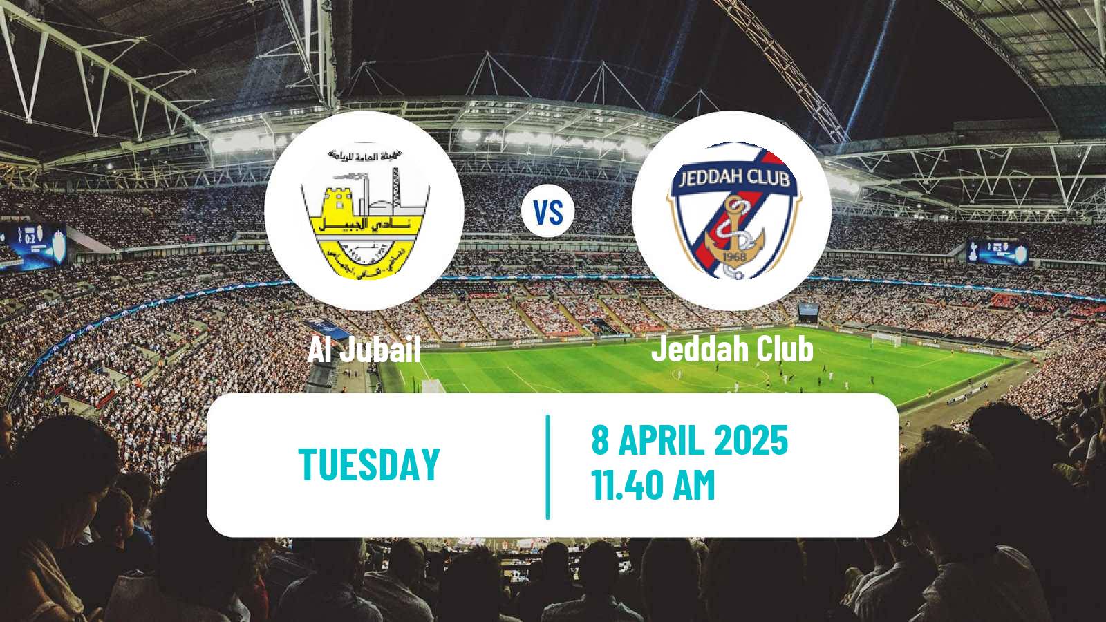 Soccer Saudi Division 1 Al Jubail - Jeddah
