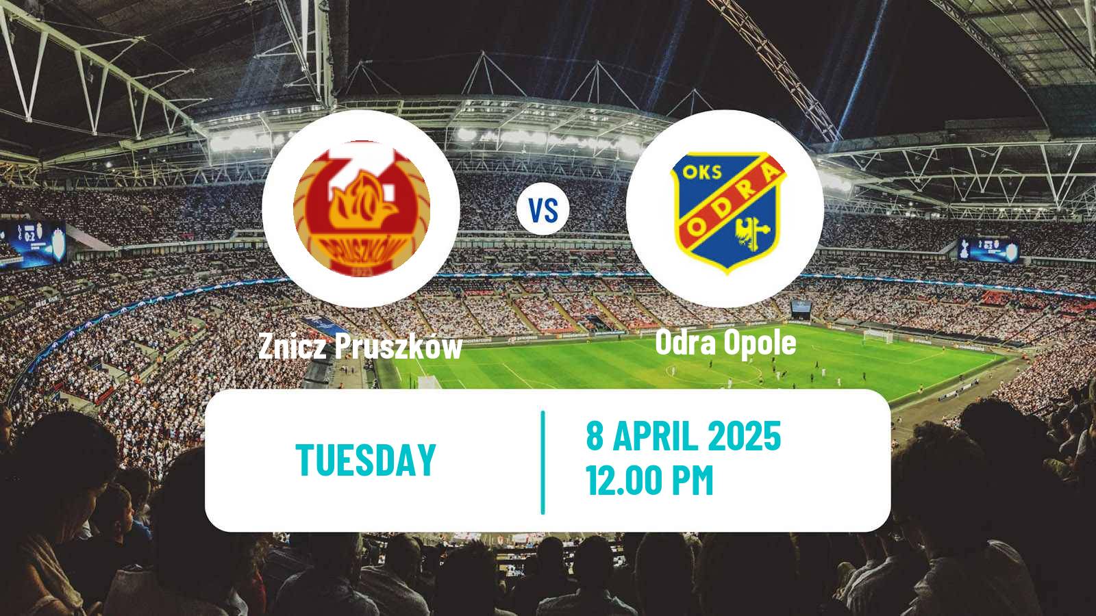 Soccer Polish Division 1 Znicz Pruszków - Odra Opole