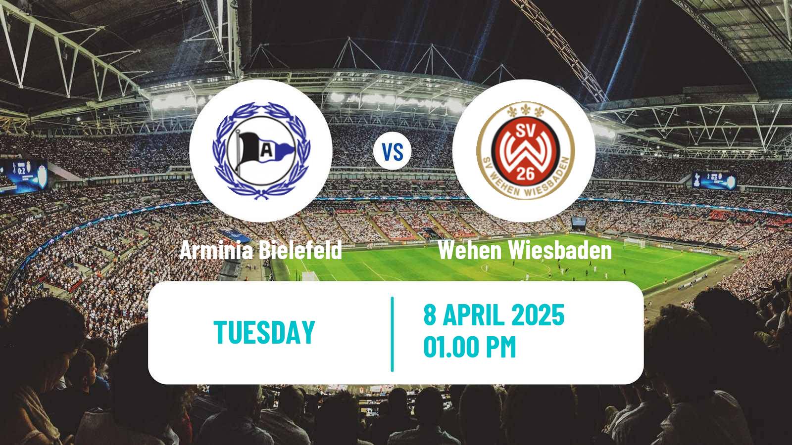 Soccer German 3 Bundesliga Arminia Bielefeld - Wehen Wiesbaden