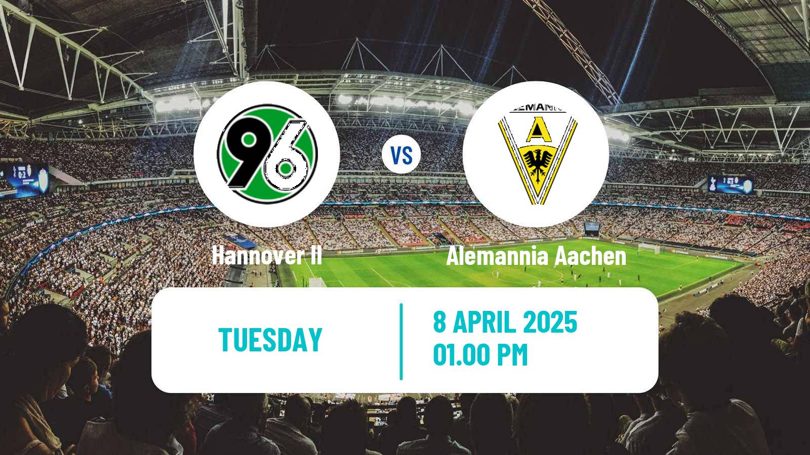 Soccer German 3 Bundesliga Hannover II - Alemannia Aachen
