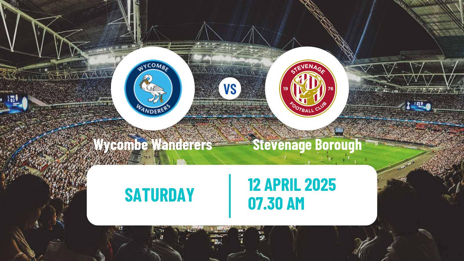 Soccer English League One Wycombe Wanderers - Stevenage Borough