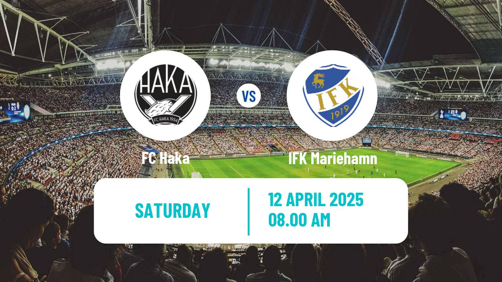 Soccer Finnish Veikkausliiga Haka - IFK Mariehamn