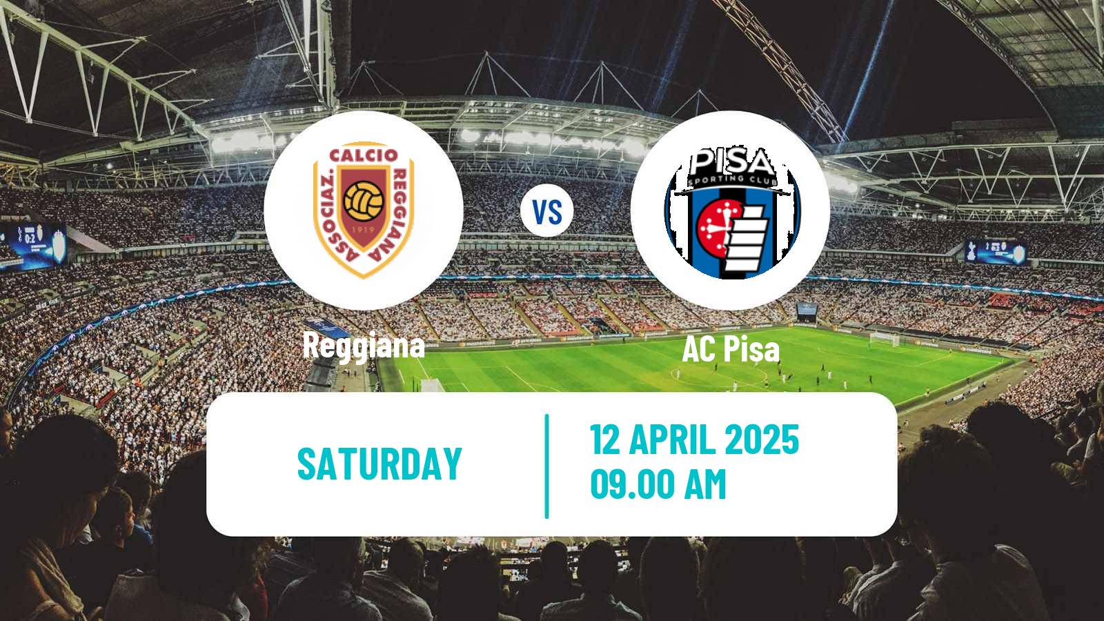 Soccer Italian Serie B Reggiana - Pisa