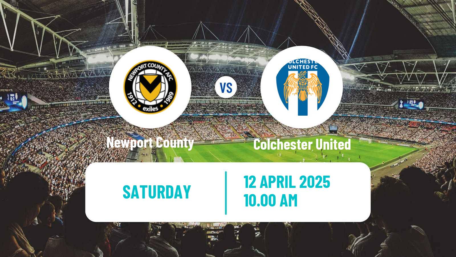 Soccer English League Two Newport County - Colchester United