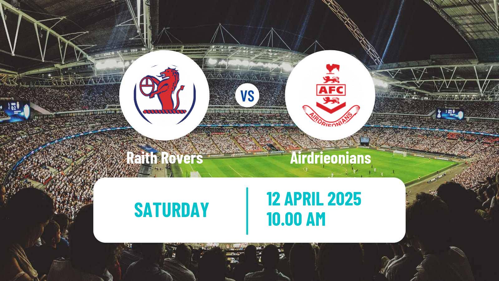 Soccer Scottish Football Championship Raith Rovers - Airdrieonians
