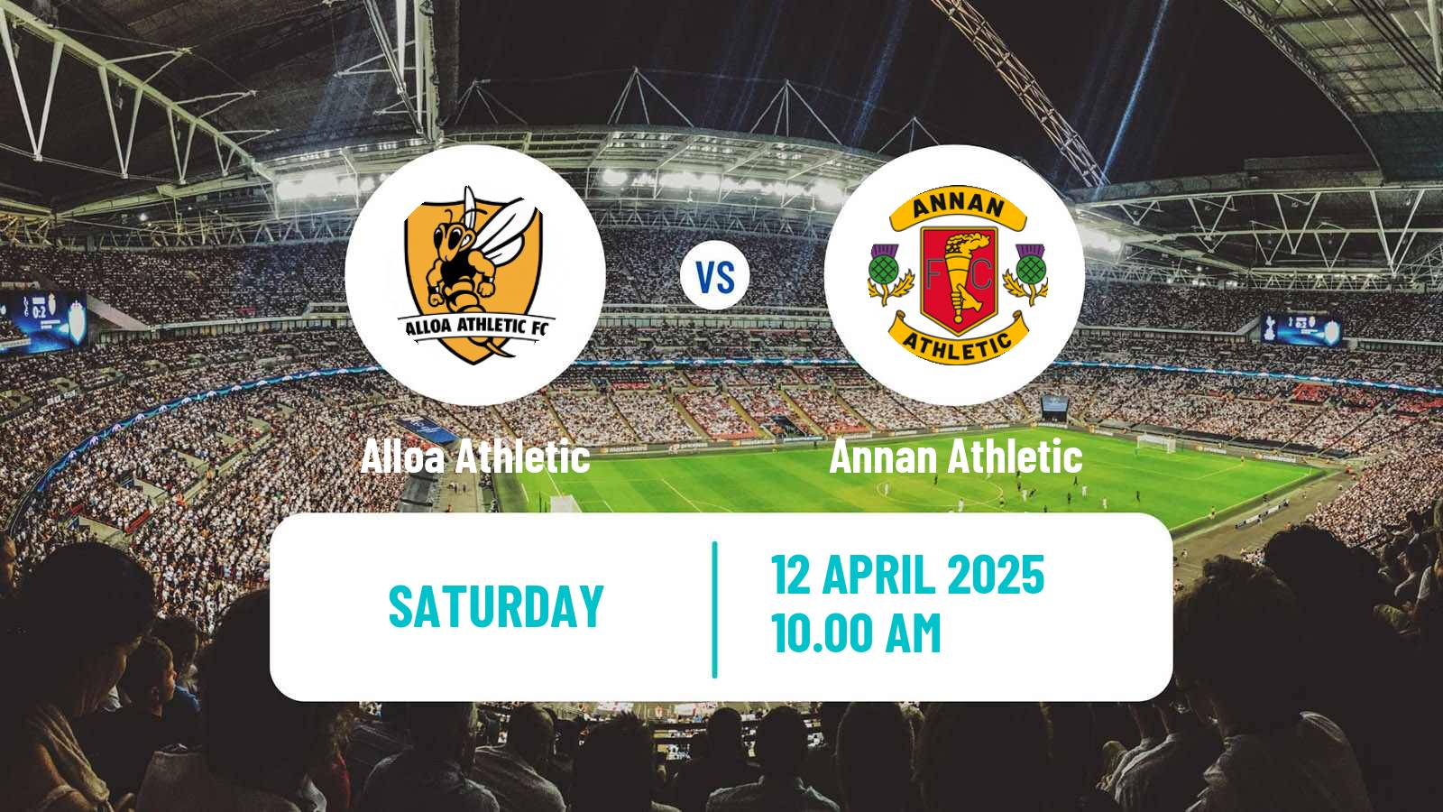 Soccer Scottish League One Alloa Athletic - Annan Athletic
