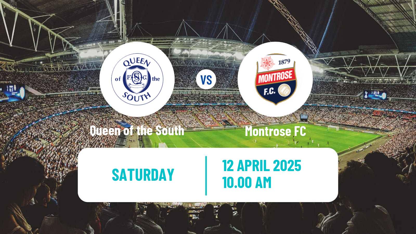 Soccer Scottish League One Queen of the South - Montrose