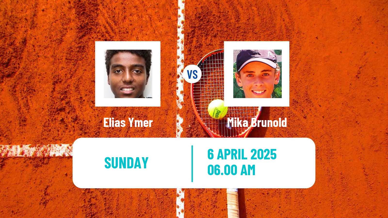 Tennis Monza Challenger Men Elias Ymer - Mika Brunold