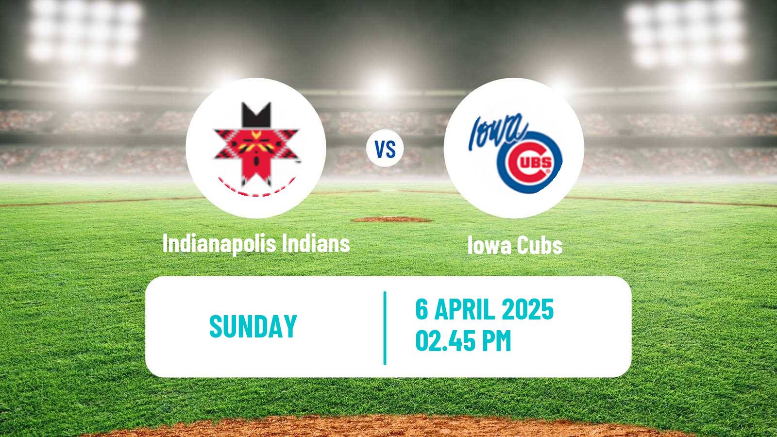 Baseball IL Indianapolis Indians - Iowa Cubs