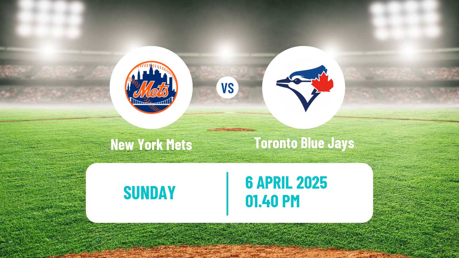 Baseball MLB New York Mets - Toronto Blue Jays