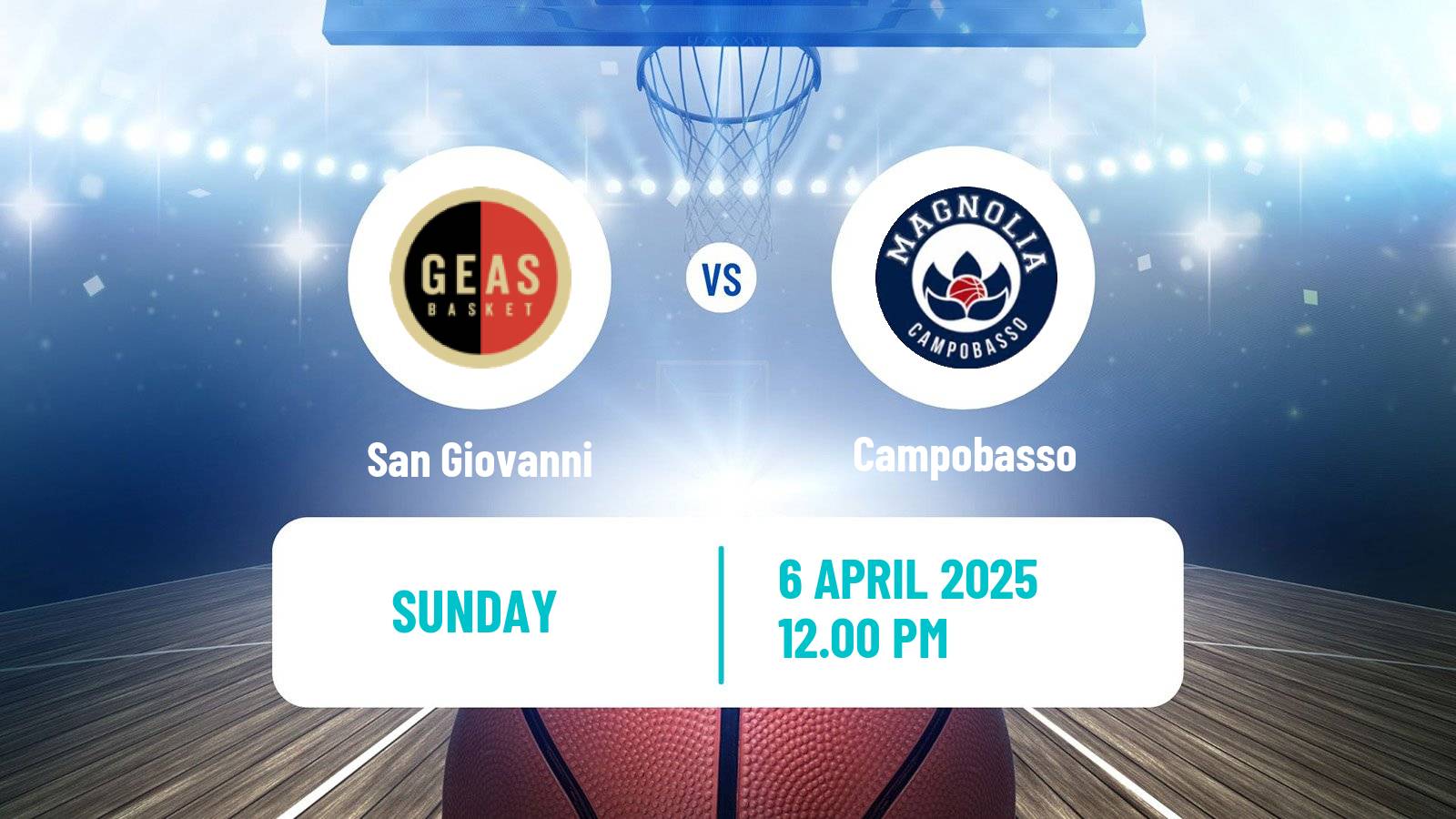 Basketball Italian Serie A1 Basketball Women San Giovanni - Campobasso