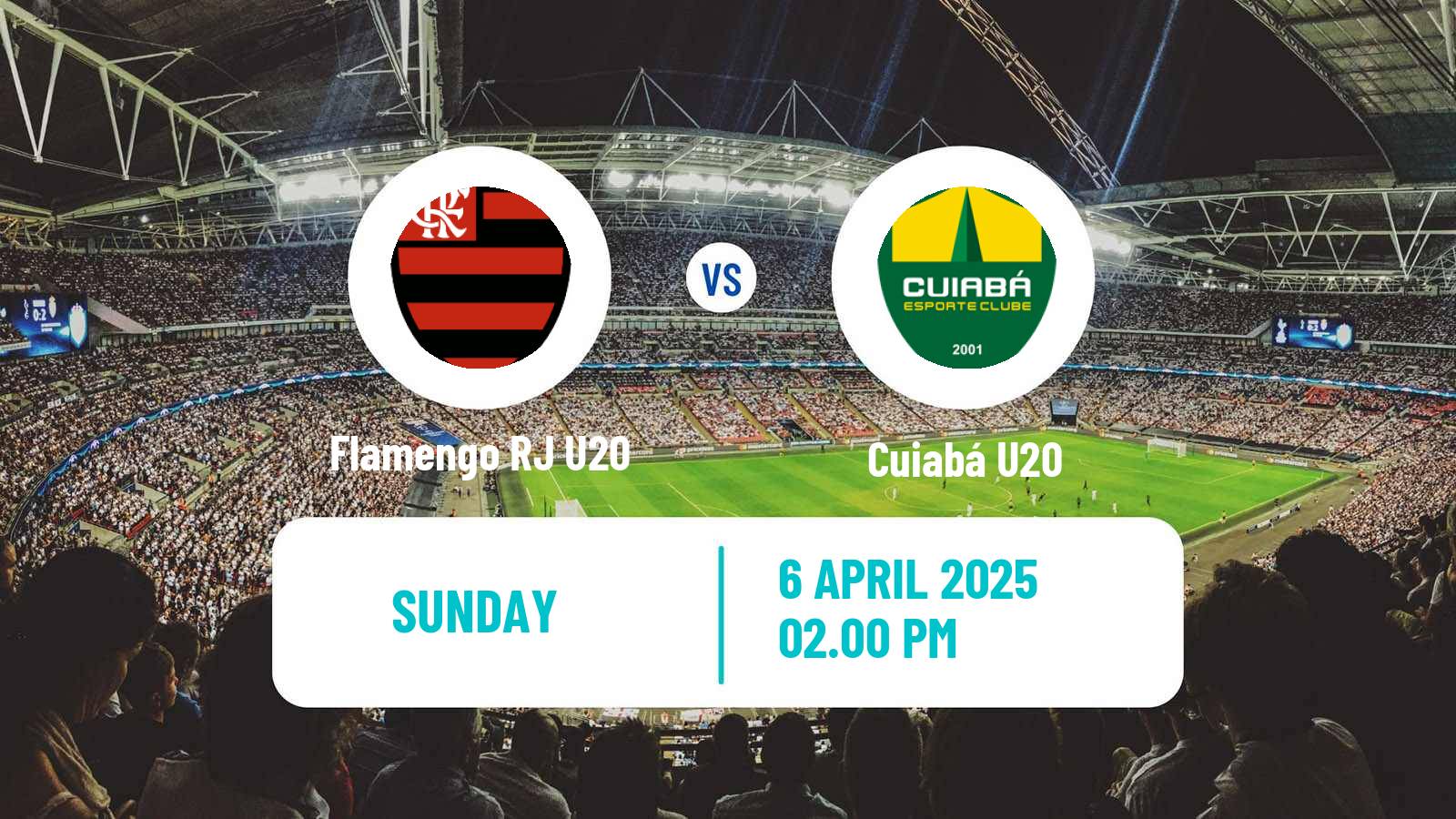 Soccer Brasileiro U20 Flamengo RJ U20 - Cuiabá U20