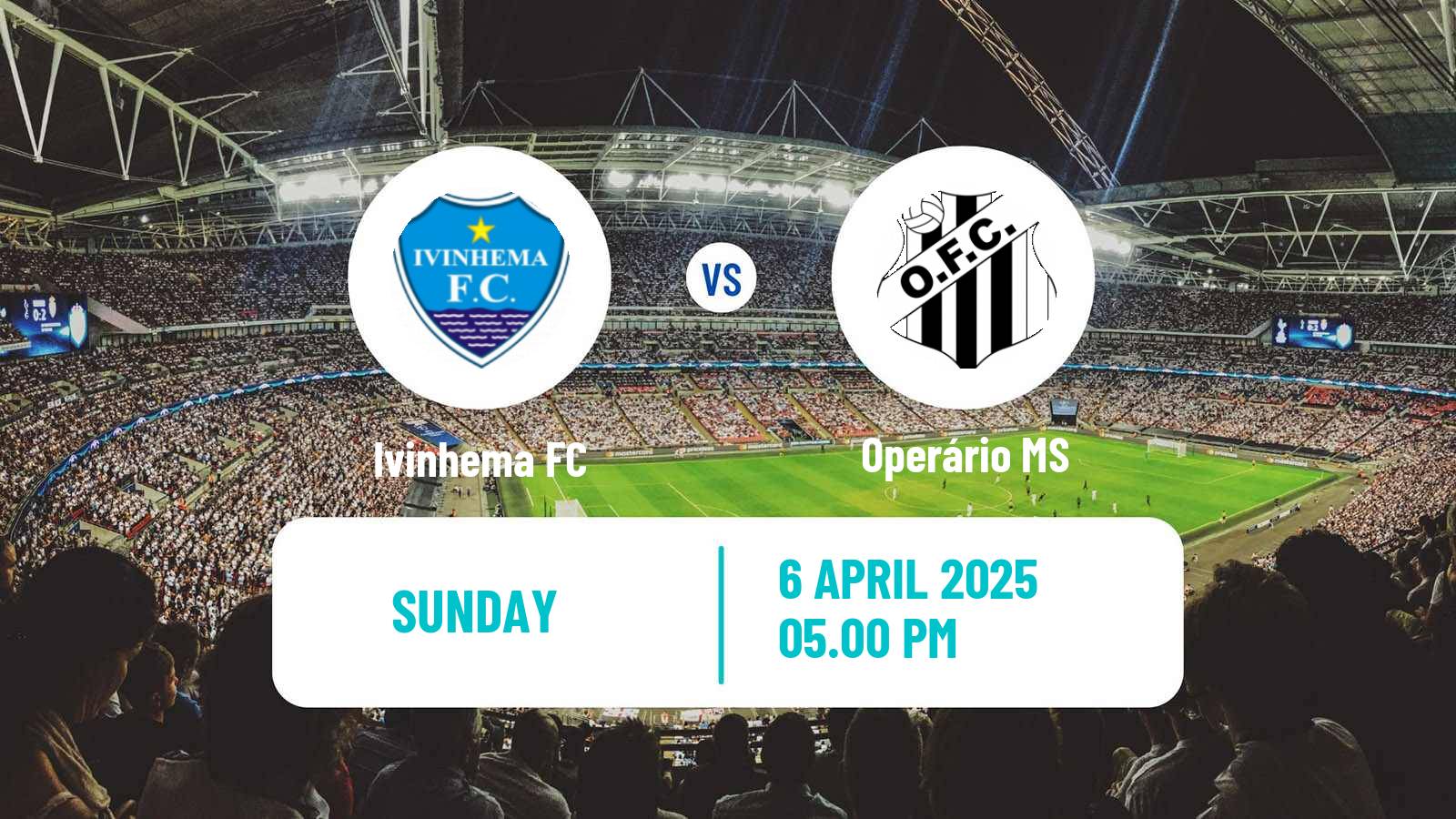 Soccer Brazilian Campeonato Sul-Matogrossense Ivinhema - Operário MS