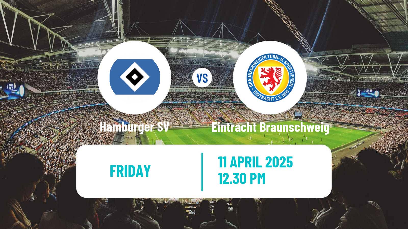 Soccer German 2 Bundesliga Hamburger SV - Eintracht Braunschweig