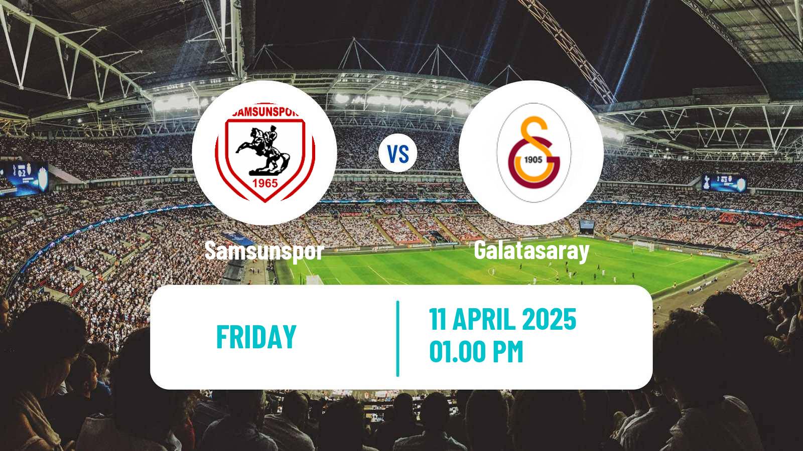Soccer Turkish Super League Samsunspor - Galatasaray