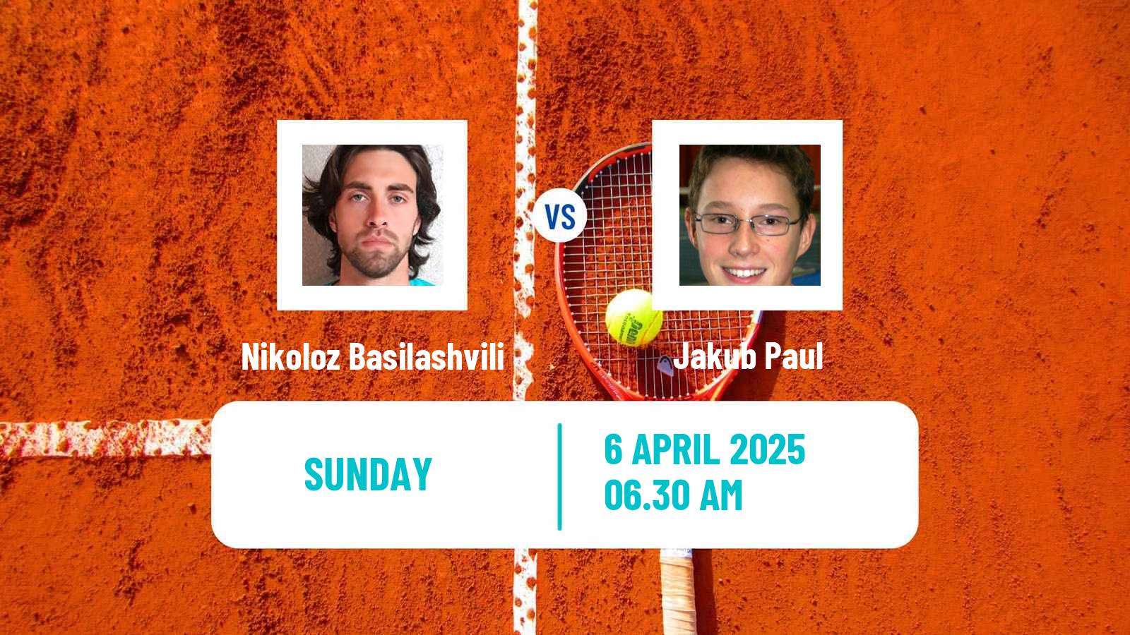 Tennis Madrid Challenger Men Nikoloz Basilashvili - Jakub Paul