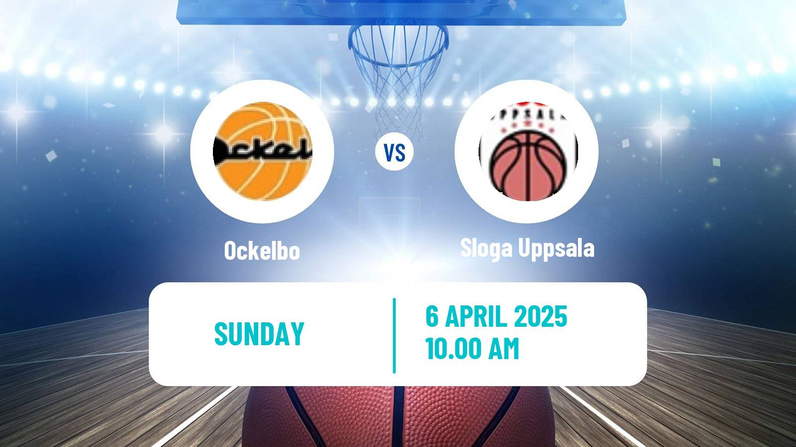 Basketball Swedish Superettan Basketball Ockelbo - Sloga Uppsala