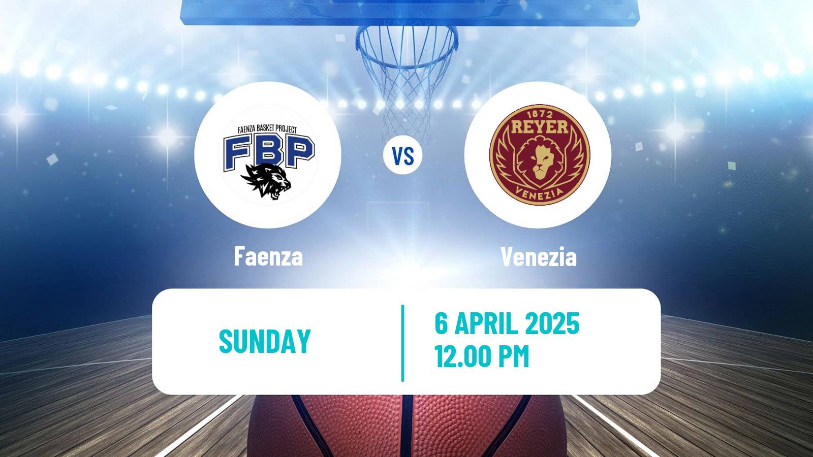 Basketball Italian Serie A1 Basketball Women Faenza - Venezia