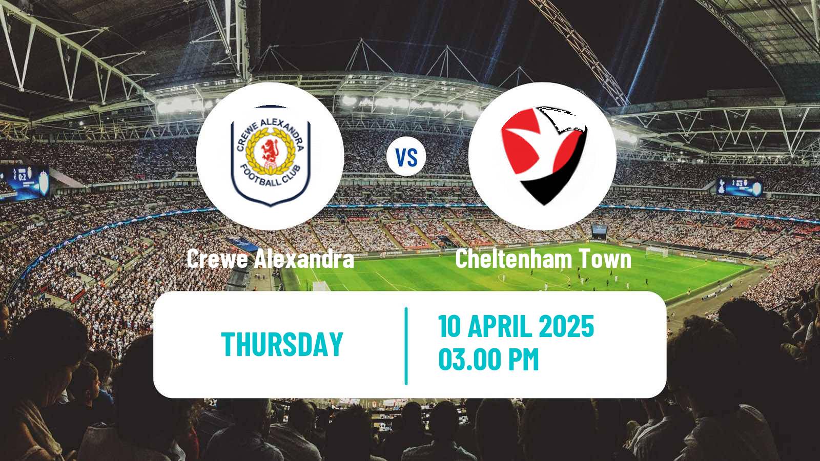 Soccer English League Two Crewe Alexandra - Cheltenham Town