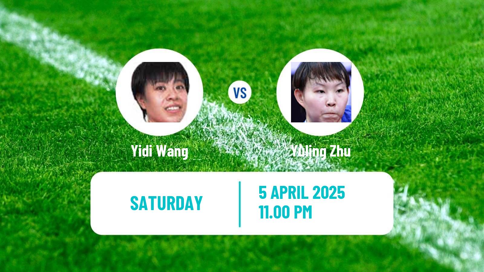Table tennis Wtt Champions Incheon Women Yidi Wang - Yuling Zhu