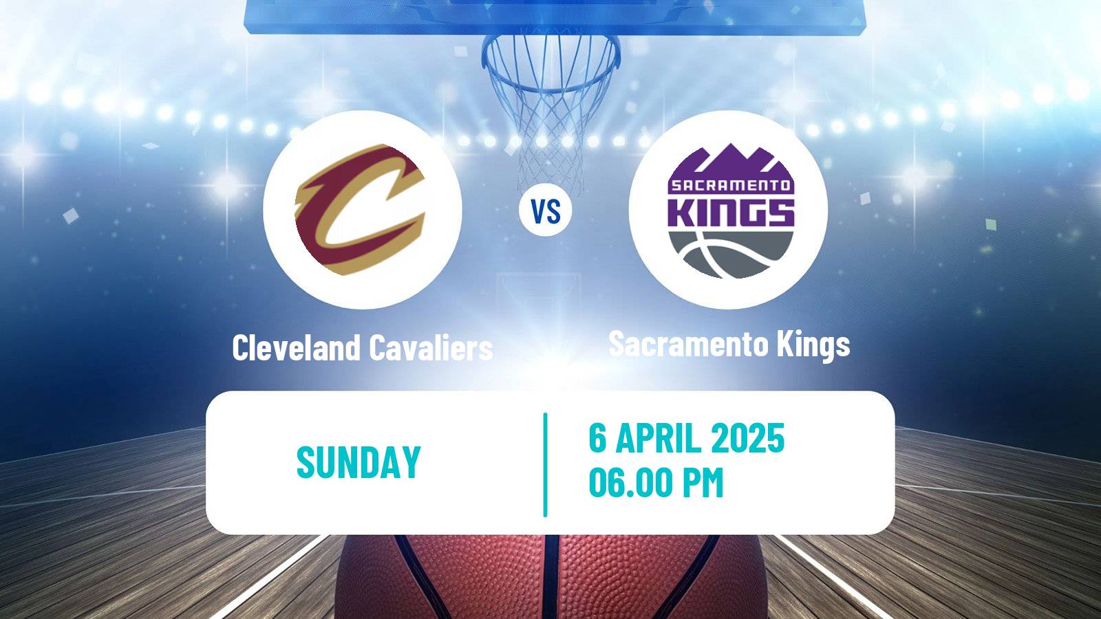 Basketball NBA Cleveland Cavaliers - Sacramento Kings