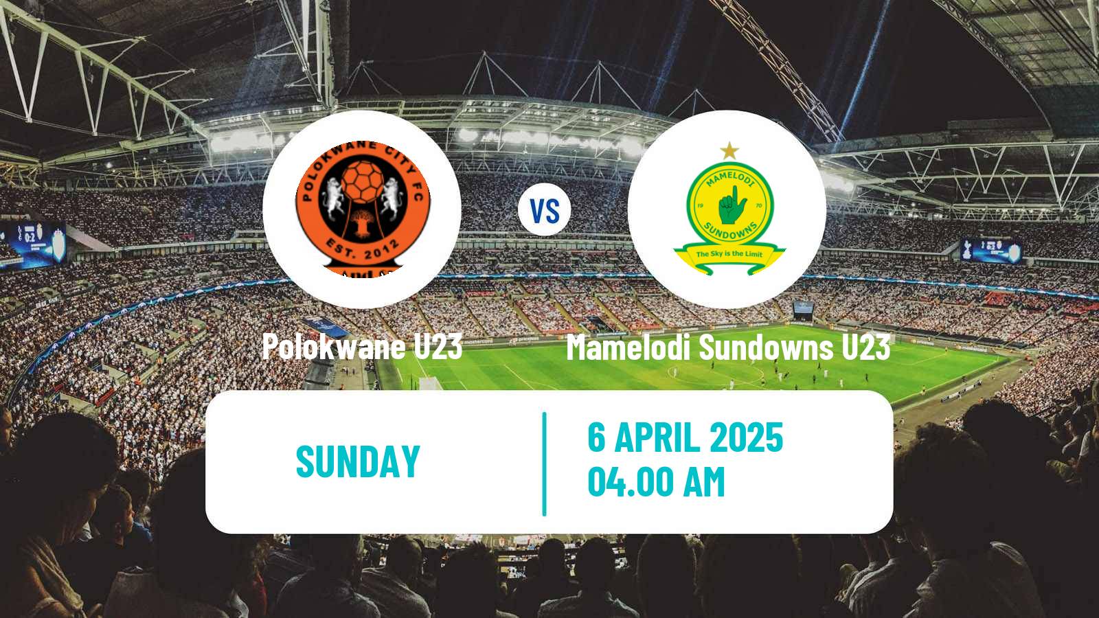 Football South African Diski Challenge Polokwane U23 - Mamelodi Sundowns U23