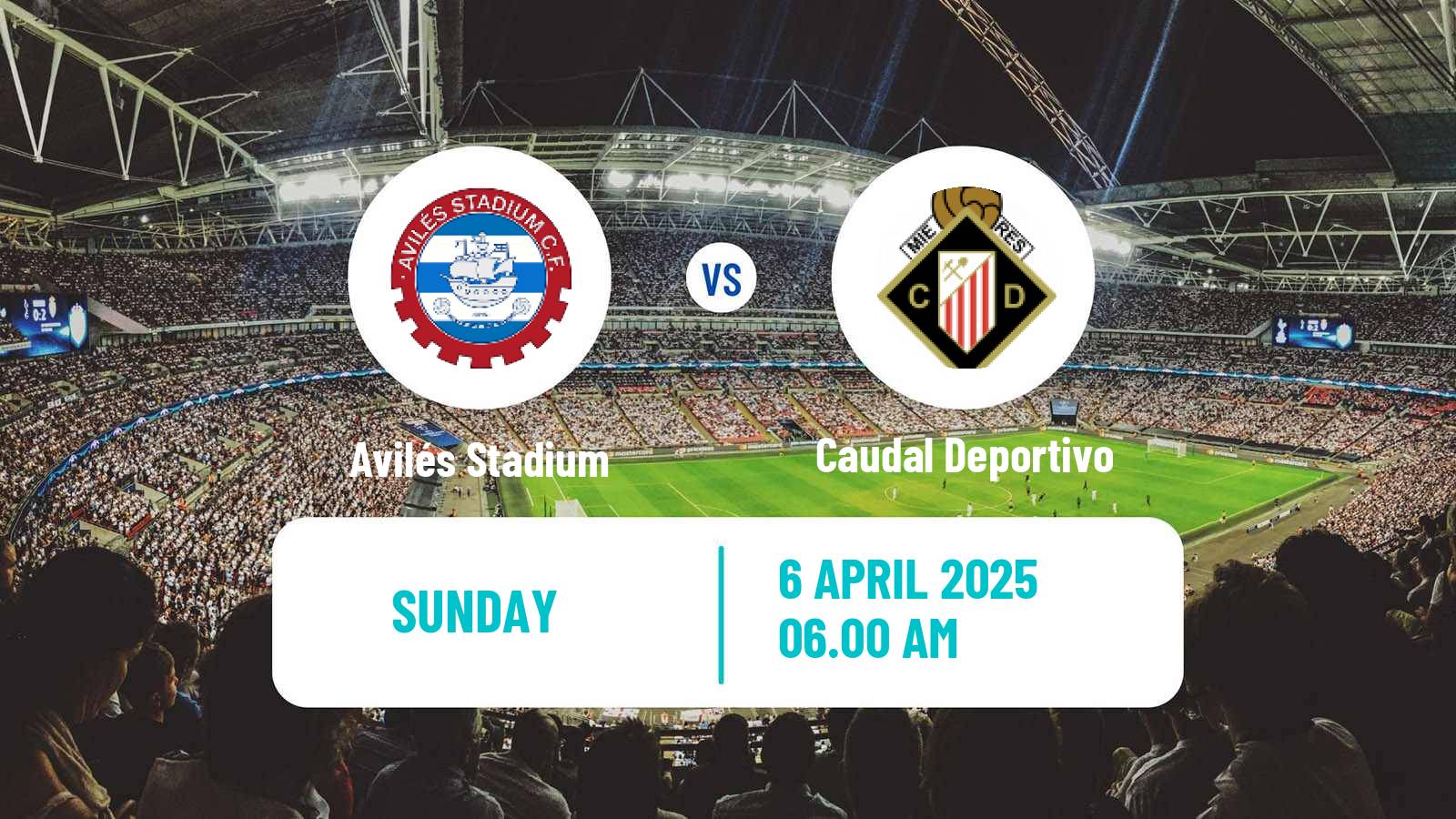 Soccer Spanish Tercera RFEF - Group 2 Avilés Stadium - Caudal Deportivo